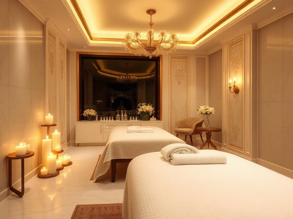 Luxury spa room